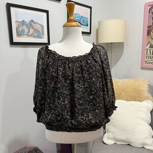 Max Studio peasant blouse